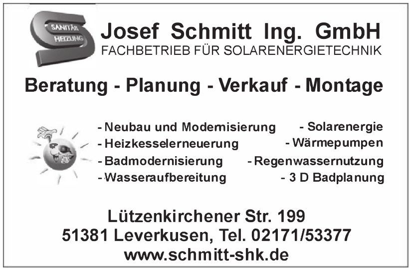 Josef Schmitt Ing. GmbH Josef Schmitt Ing. GmbH
