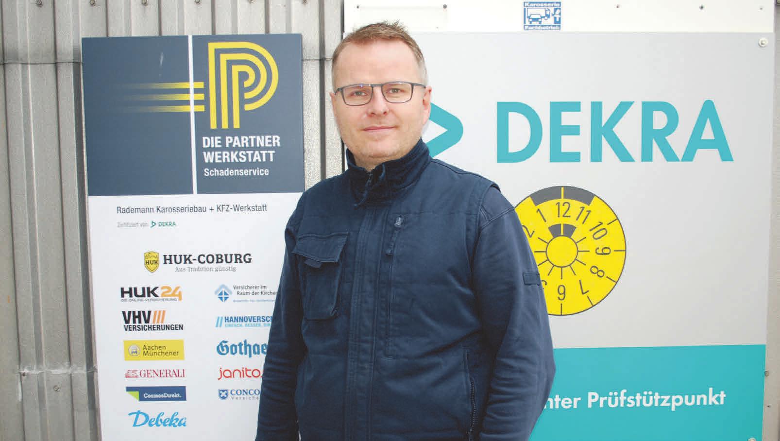 Malte Rademann arbeitet mit Versicherungen zusammen. Foto: Birthe Kußroll-Ihle Malte Rademann arbeitet mit Versicherungen zusammen. Foto: Birthe Kußroll-Ihle