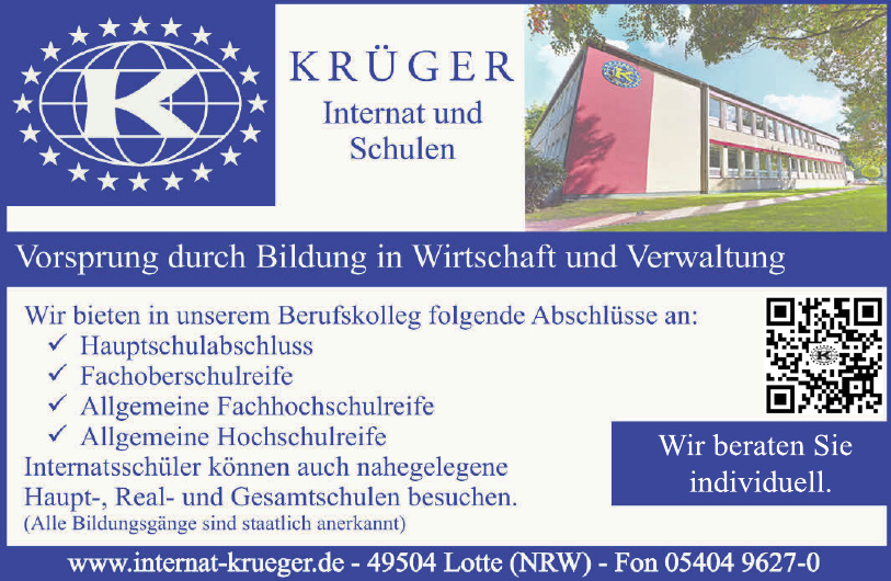 Krüger Internat und Schulen