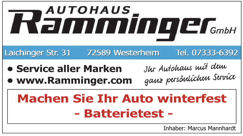Autohaus Ramminger GmbH Autohaus Ramminger GmbH