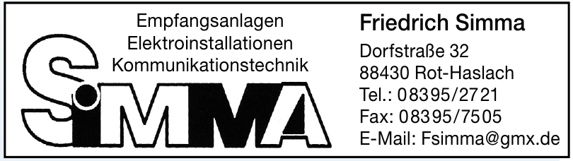 Friedrich Simma Friedrich Simma