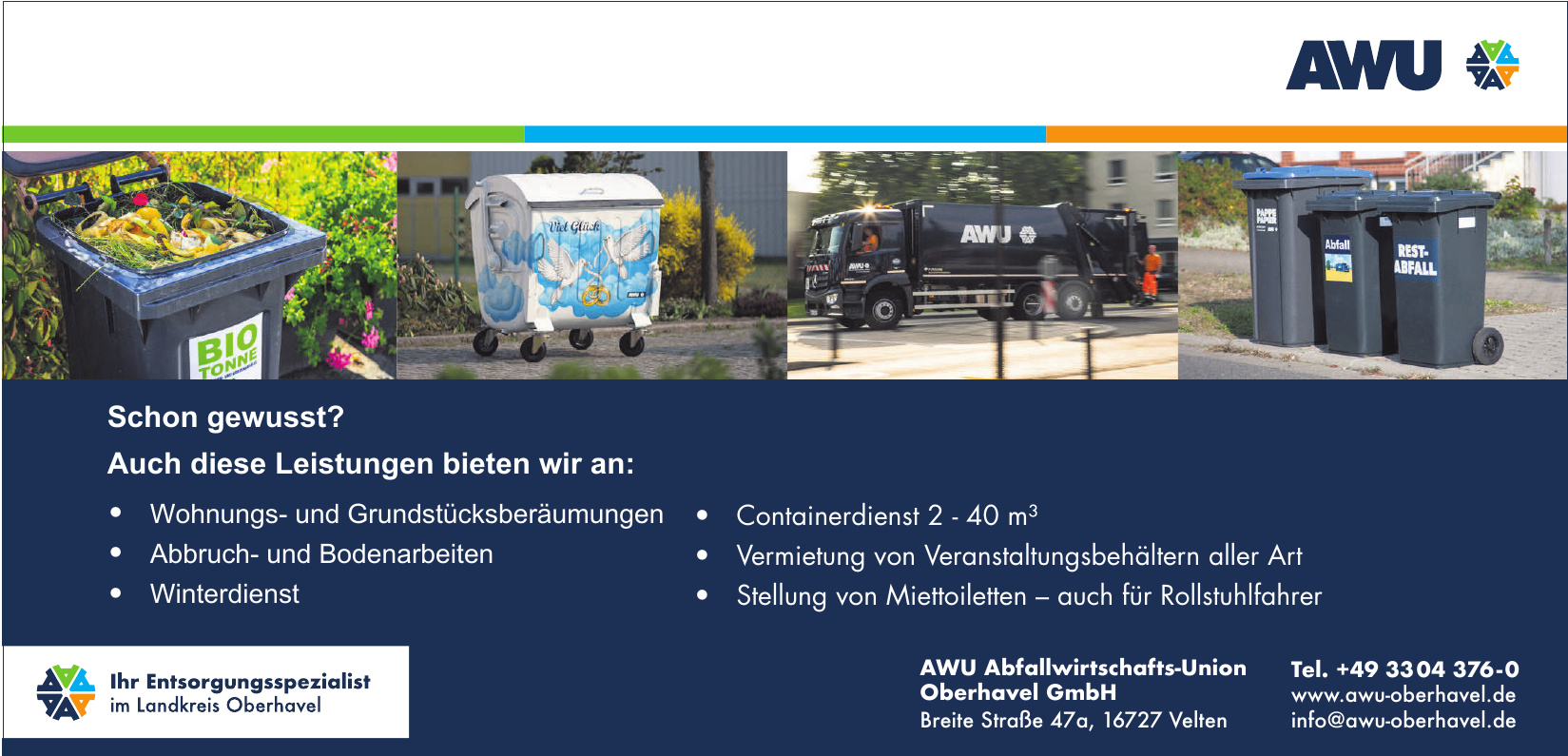 AWU Abfallwirtschafts-Union Oberhavel GmbH AWU Abfallwirtschafts-Union Oberhavel GmbH