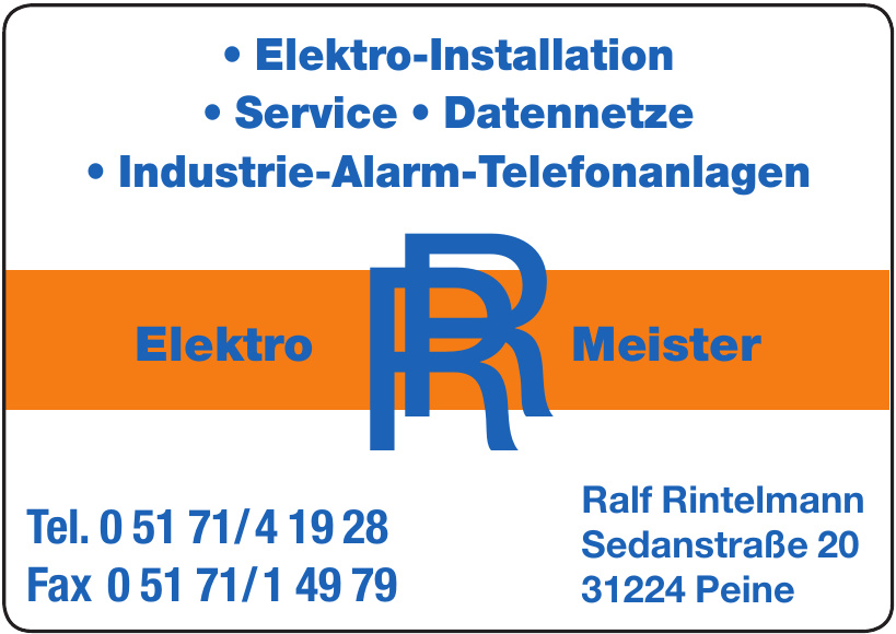 RR Elektro Meister Ralf Rintelmann RR Elektro Meister Ralf Rintelmann