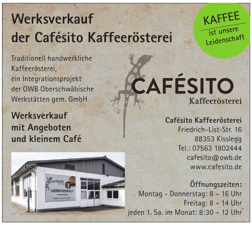 Cafésito Kaffeerösterei Cafésito Kaffeerösterei