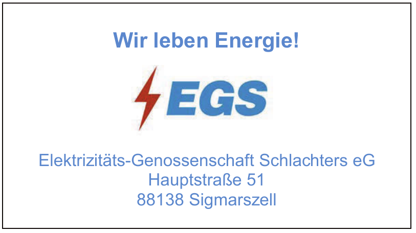 Elektrizitäts-Genossenschaft Schlachters eG Elektrizitäts-Genossenschaft Schlachters eG