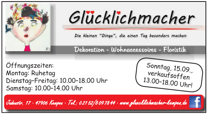 Glücklichmacher Kempen Glücklichmacher Kempen