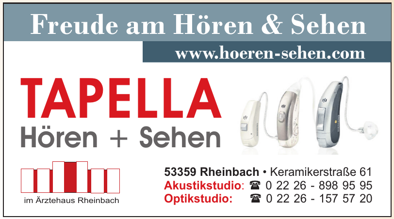 Tapella Hören & Sehen Tapella Hören & Sehen