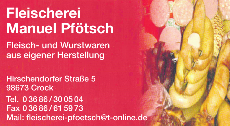Fleischerei Manuel Pfötsch Fleischerei Manuel Pfötsch