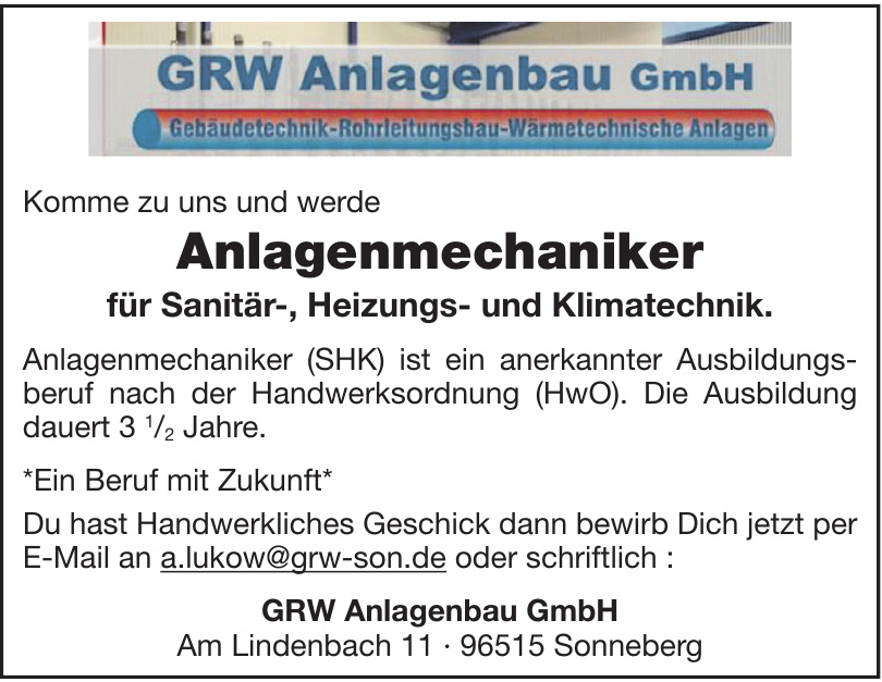 GRW Anlagenbau GmbH GRW Anlagenbau GmbH