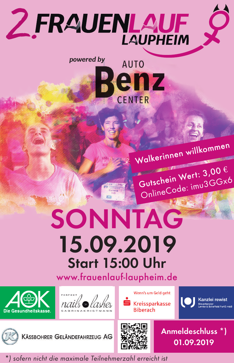 2. Frauenlauf Laupheim 2. Frauenlauf Laupheim