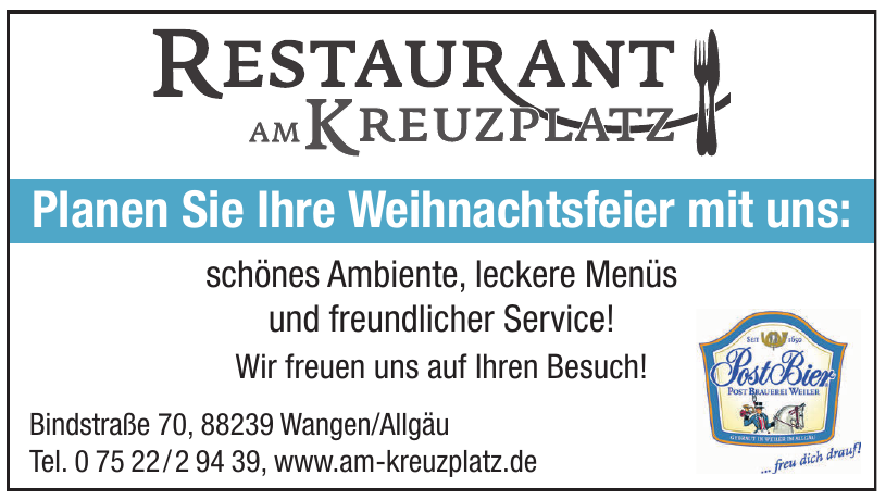 Restaurant Am Kreuzplatz Restaurant Am Kreuzplatz