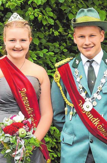 Maximilian Kiersch und Madleen Fuchs sind das noch amtierende Jugendschützenkönigspaar. Foto: Archiv Maximilian Kiersch und Madleen Fuchs sind das noch amtierende Jugendschützenkönigspaar. Foto: Archiv