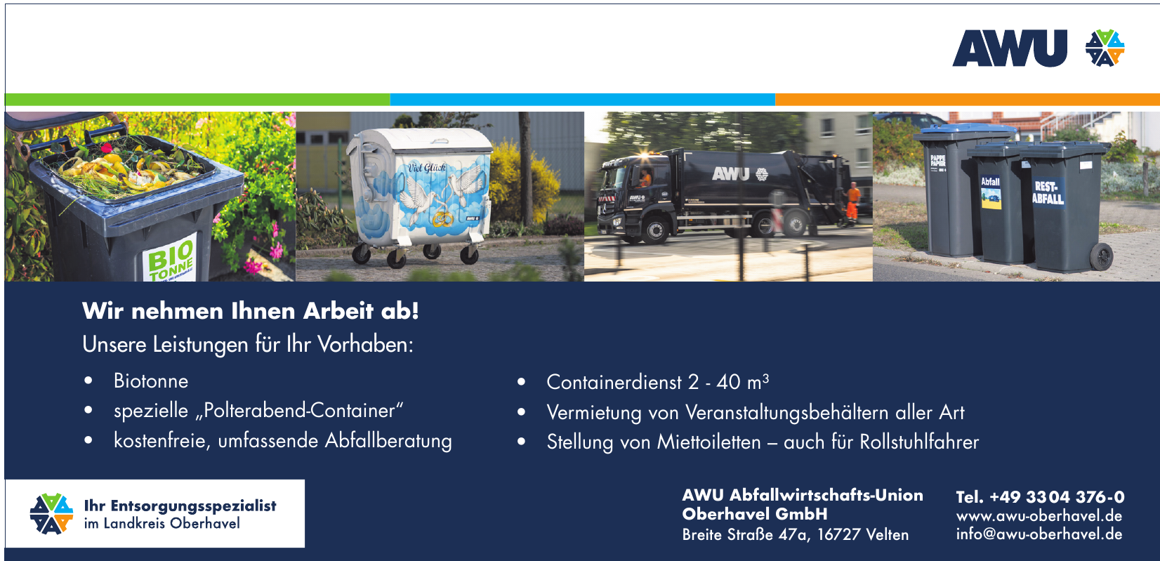 AWU Abfallwirtschafts-Union Oberhavel GmbH AWU Abfallwirtschafts-Union Oberhavel GmbH