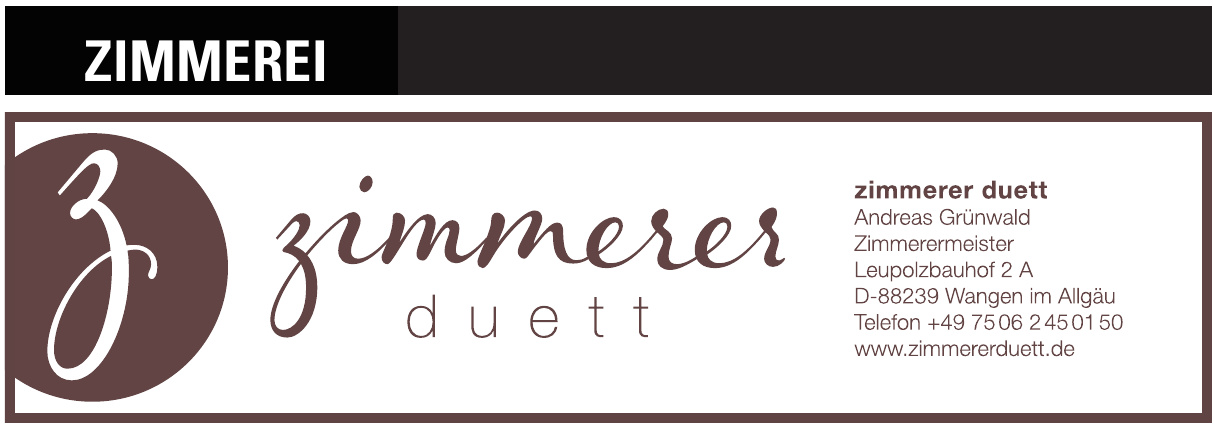 zimmerer duett zimmerer duett