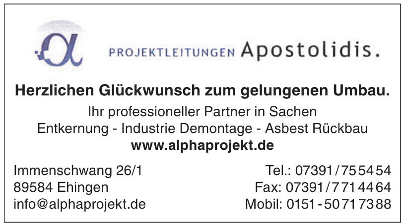 Alpha Projekt Alpha Projekt