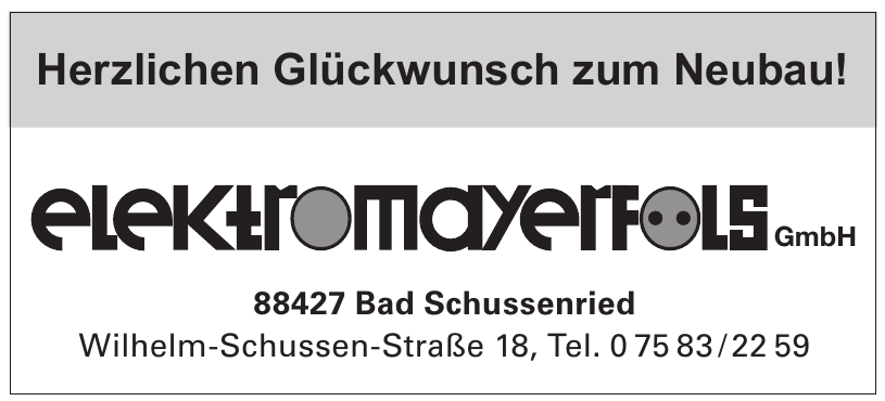 Elektro Mayerfols GmbH Elektro Mayerfols GmbH