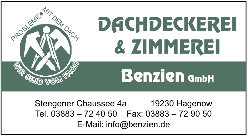 Dachdeckerei & Zimmerei Benzien GmbH