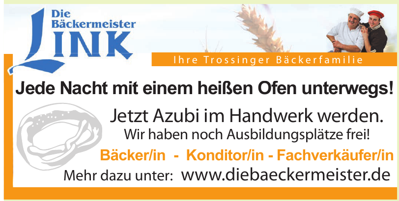 Die Bäckermeister Link Die Bäckermeister Link
