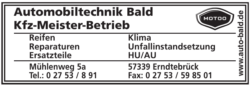 Automobiltechnik Bald Automobiltechnik Bald
