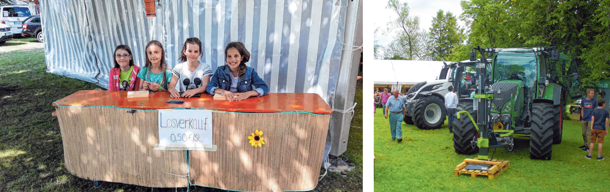 Erst Lose kaufen und dann bei der großen Tombola tolle Preise gewinnen. FOTO: PRIVAT Traktoren sind bei der Gewerbeschau zu sehen. FOTO: PRIVAT Erst Lose kaufen und dann bei der großen Tombola tolle Preise gewinnen. FOTO: PRIVAT Traktoren sind bei der Gewerbeschau zu sehen. FOTO: PRIVAT