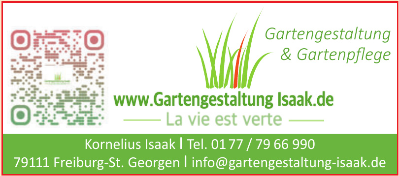 Gartengestaltung & Gartenpflege Kornelius Isaak