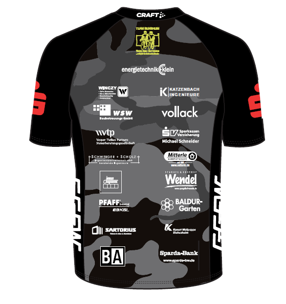 Schicker Dress: Mit diesem Trikot nimmt das Team Bensheim die „Tour de Montana“ in Angriff. Bild: Craft Country Schicker Dress: Mit diesem Trikot nimmt das Team Bensheim die „Tour de Montana“ in Angriff. Bild: Craft Country