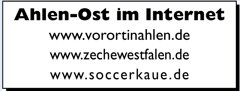 Ahlen-Ost im Internet Ahlen-Ost im Internet