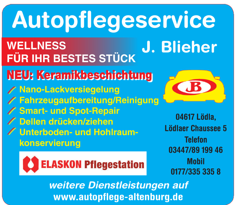 Autopflegeservice J. Blieher Autopflegeservice J. Blieher
