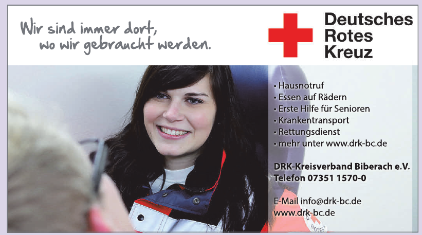 DRK-Kreisverband Biberach e.V DRK-Kreisverband Biberach e.V