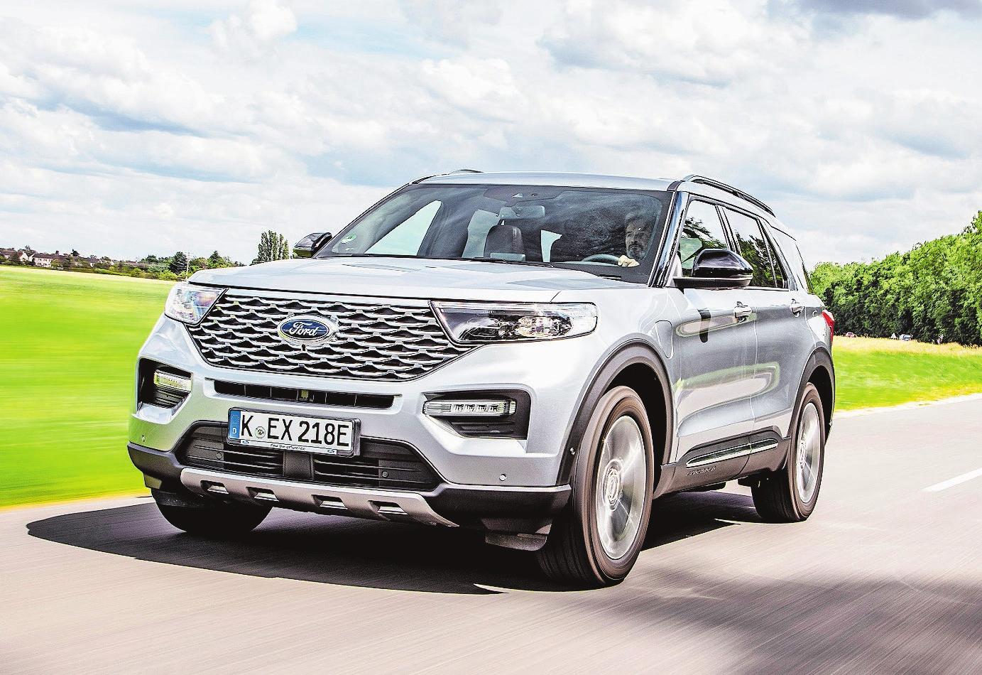Über fünf Meter lang und über zwei Meter breit: Der Ford Explorer ist für Amerika gemacht. Bis zu sieben Personen finden darin Platz. Bild: PD