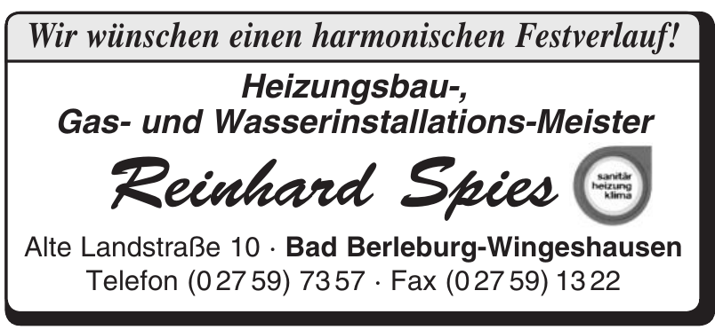 Reinhard Spies Reinhard Spies