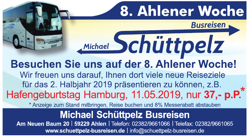 Michael Schüttpelz Busreisen Michael Schüttpelz Busreisen