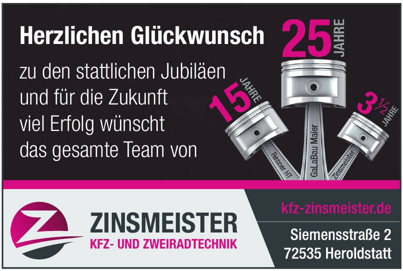 Zinsmeister Kfz- und Zweiradtechnik Zinsmeister Kfz- und Zweiradtechnik