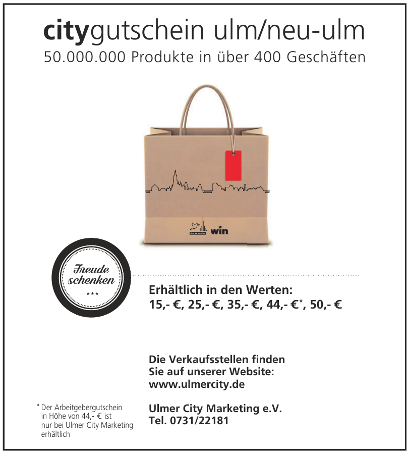 Ulmer City Marketing e.V. Ulmer City Marketing e.V.