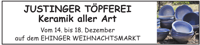 Justinger Töpferei Justinger Töpferei