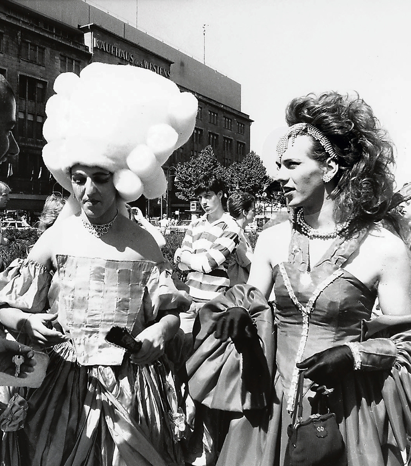Out and proud. Auf dem Christopher Street Day in Berlin 1986.