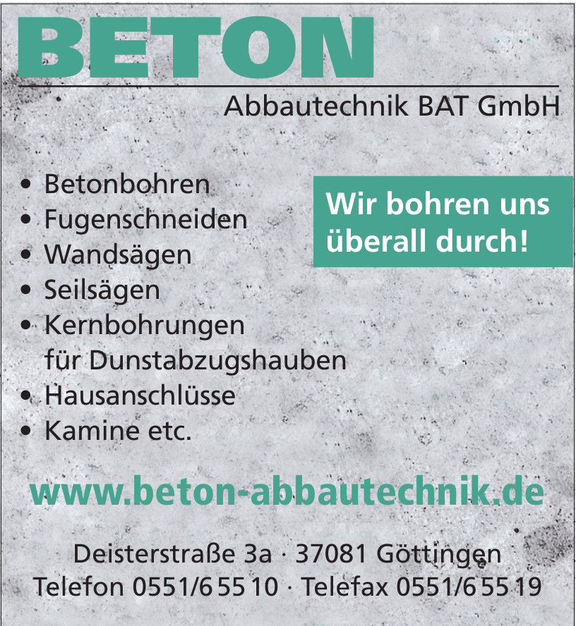 Abbautechnik BAT GmbH Abbautechnik BAT GmbH