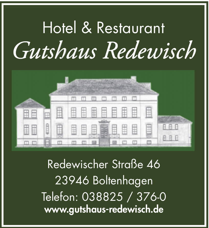 Hotel & Restaurant Gutshaus Redewisch Hotel & Restaurant Gutshaus Redewisch