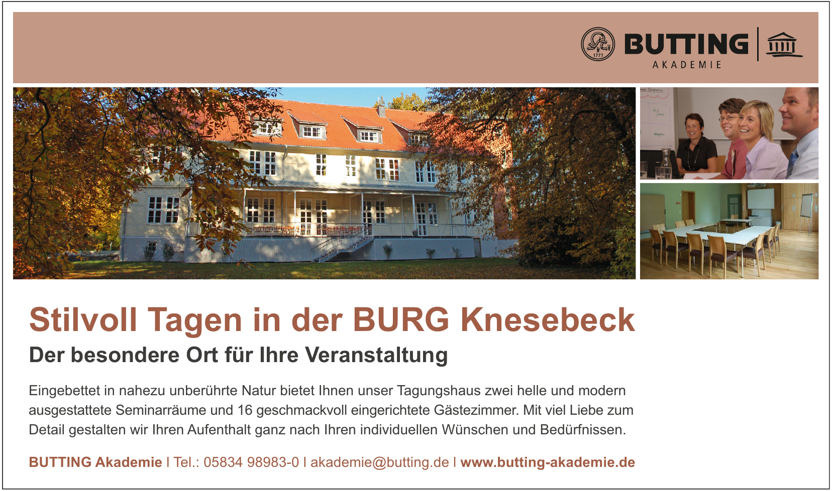 Butting Akademie Butting Akademie
