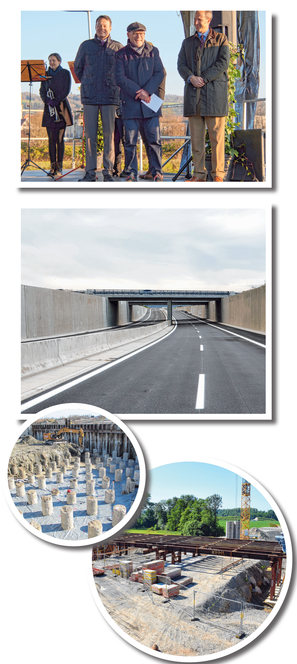 Der B 30 - Bauabschnitt zwischen Ravensburg-Süd und Untereschach ist fertiggestellt. Die feierliche Verkehrsfreigabe erfolgte am 30. November. FOTOS:REGIERUNGSPRÄSIDIUM TÜBINGEN Der B 30 - Bauabschnitt zwischen Ravensburg-Süd und Untereschach ist fertiggestellt. Die feierliche Verkehrsfreigabe erfolgte am 30. November. FOTOS:REGIERUNGSPRÄSIDIUM TÜBINGEN