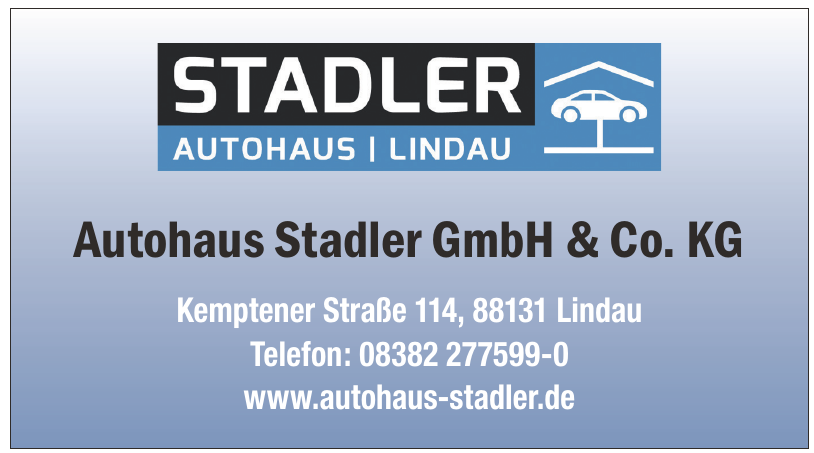 Autohaus Stadler GmbH & Co. KG Autohaus Stadler GmbH & Co. KG