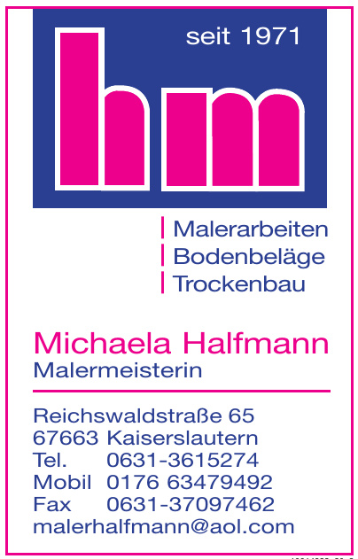 Michaela Halfmann Malermeisterin