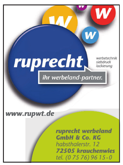 Ruprecht Werbeland GmbH & Co. KG Ruprecht Werbeland GmbH & Co. KG
