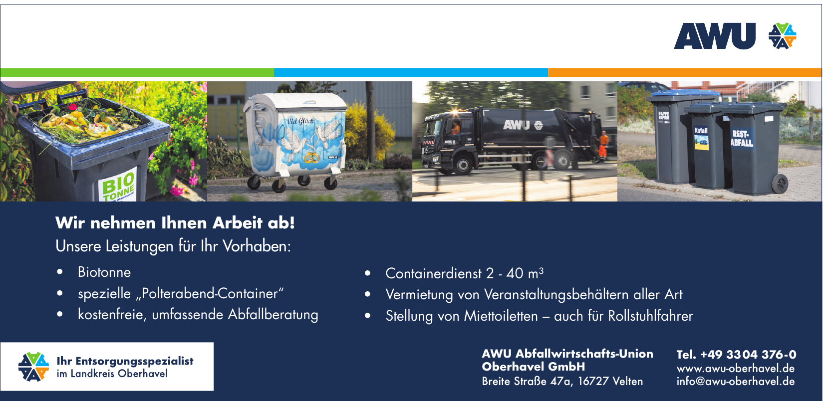 AWU Abfallwirtschafts-Union Oberhavel GmbH AWU Abfallwirtschafts-Union Oberhavel GmbH