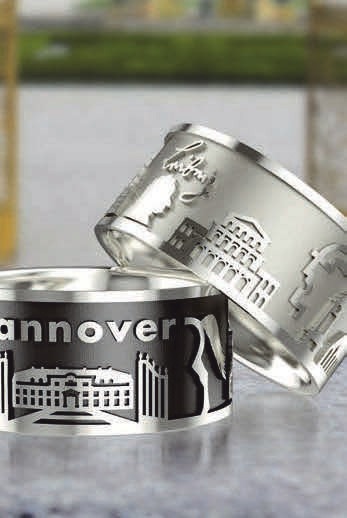 Ein ausgefallenes Schmuckstück für Hannover-Liebhaber: Der Stadt Ring von SCHMUCK & ZEIT Ein ausgefallenes Schmuckstück für Hannover-Liebhaber: Der Stadt Ring von SCHMUCK & ZEIT