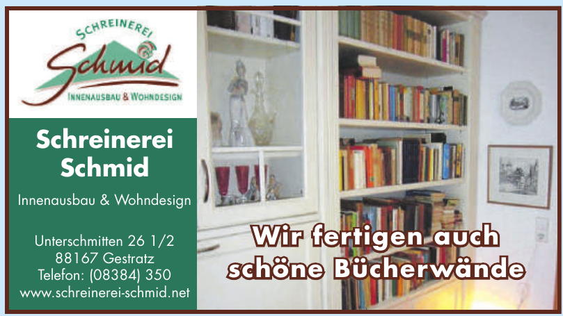 Schreinerei Schmid Schreinerei Schmid