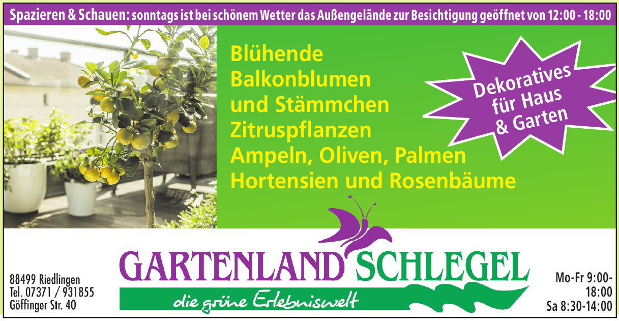 Gartenland Schlegel Gartenland Schlegel