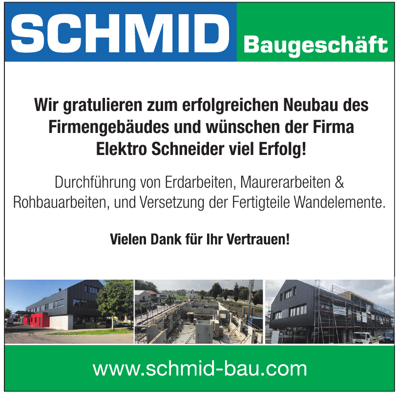 Schmid Baugeschäft Schmid Baugeschäft