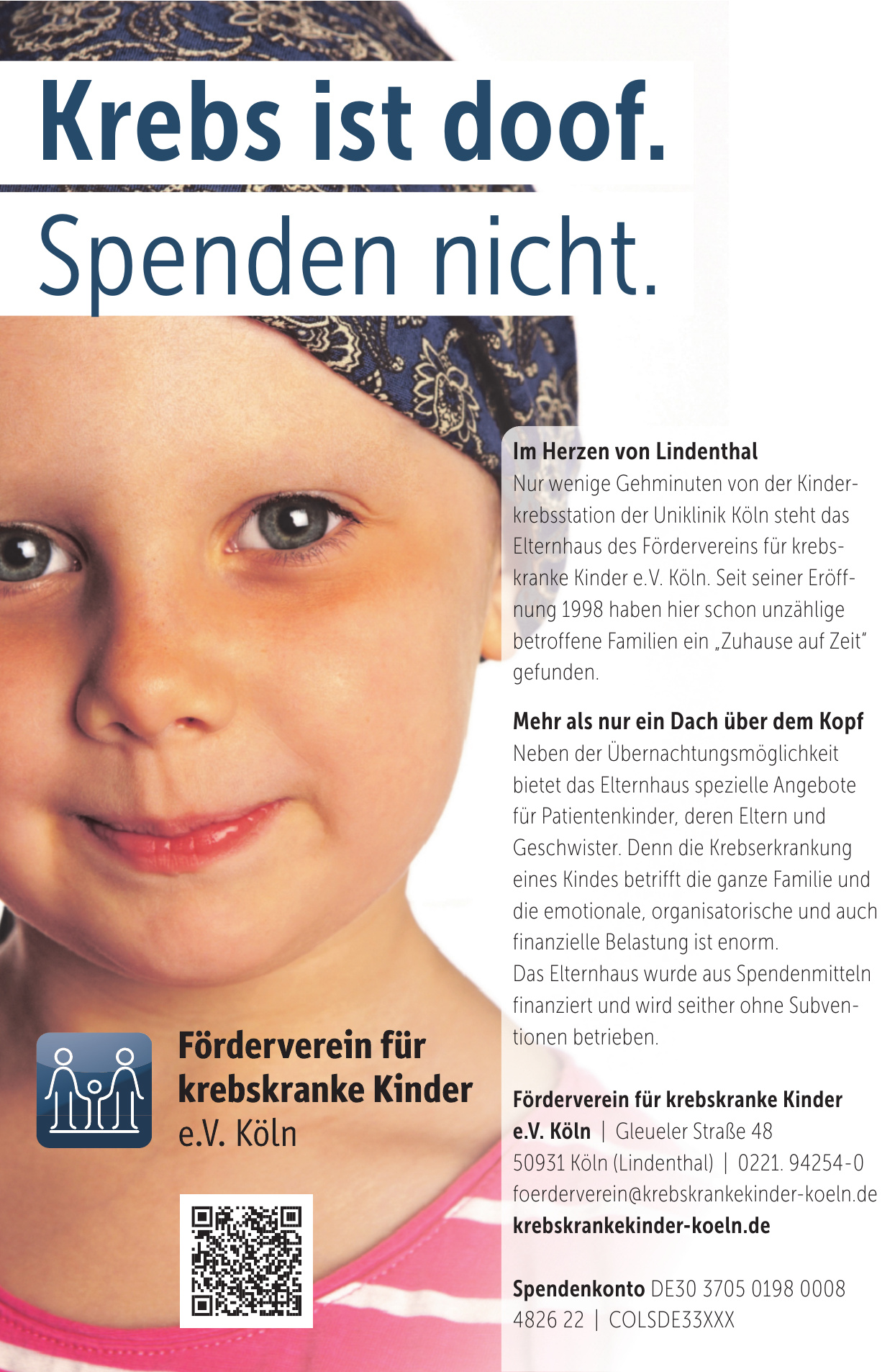 Förderverein für krebskranke Kinder e.V. Köln