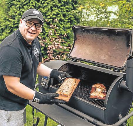 Der Pelletgrill Sheriff von Moesta BBQ braucht Holz. FOTO: MOESTA BBQ